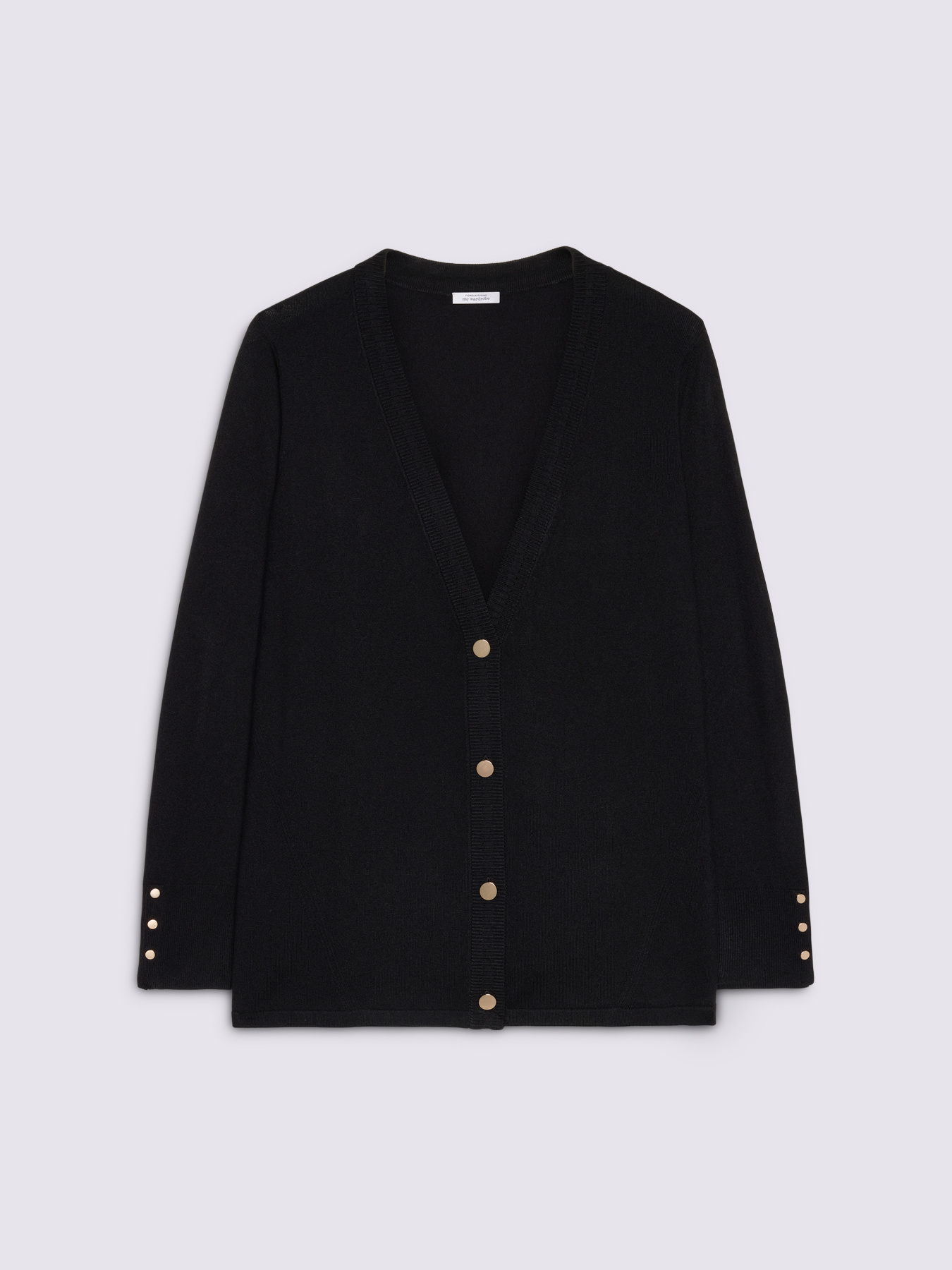 V-Ausschnitt Strickjacke mit Kn&ouml;pfen image number 4