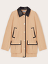 Veste avec inserts en tissu enduit image number 4