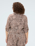 Camicia stampata con nodo image number 1