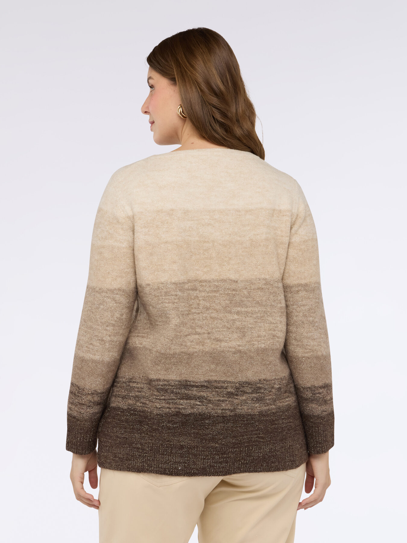 Maglia girocollo effetto degradè image number 1