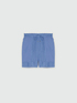 Linen and cotton jersey shorts image number 4