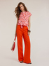 Korean-style shirt with floral print image number 3