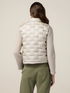 Lightweight combined boxy down jacket image number 1
