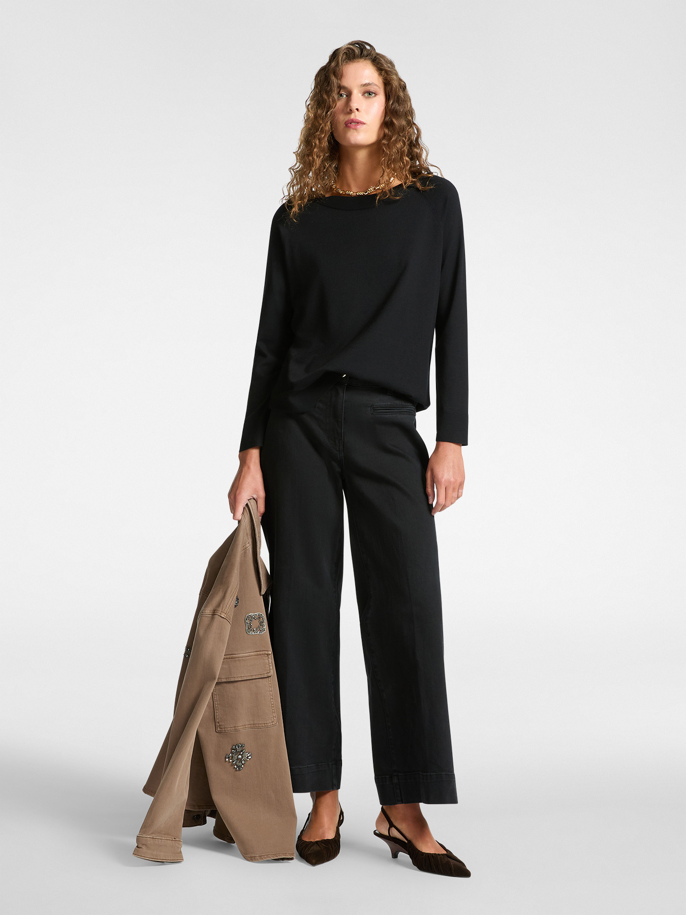 Boat neck sweater image number 2