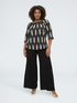 Off-Shoulder-Bluse mit Stickereien image number 2