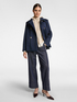 Cardigan with hood and striped trim image number 2