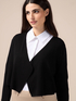 Cardigan corto lurex image number 2