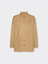 Camicia lunga in gabardina image number 4