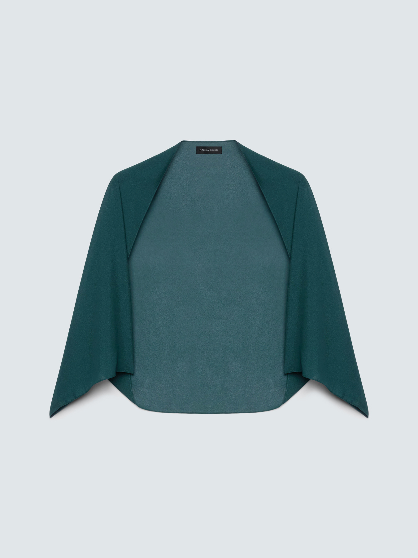 Schultertuch aus Georgette mit asymmetrischem Schnitt image number 1
