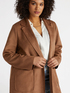 Langer Soft-Touch-Trenchcoat, vorn offen image number 4