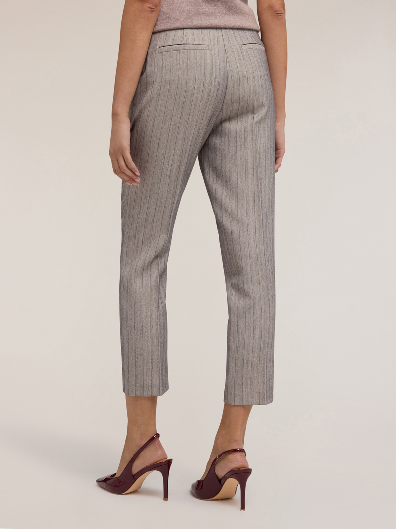 Pantalon regular à rayures image number 1