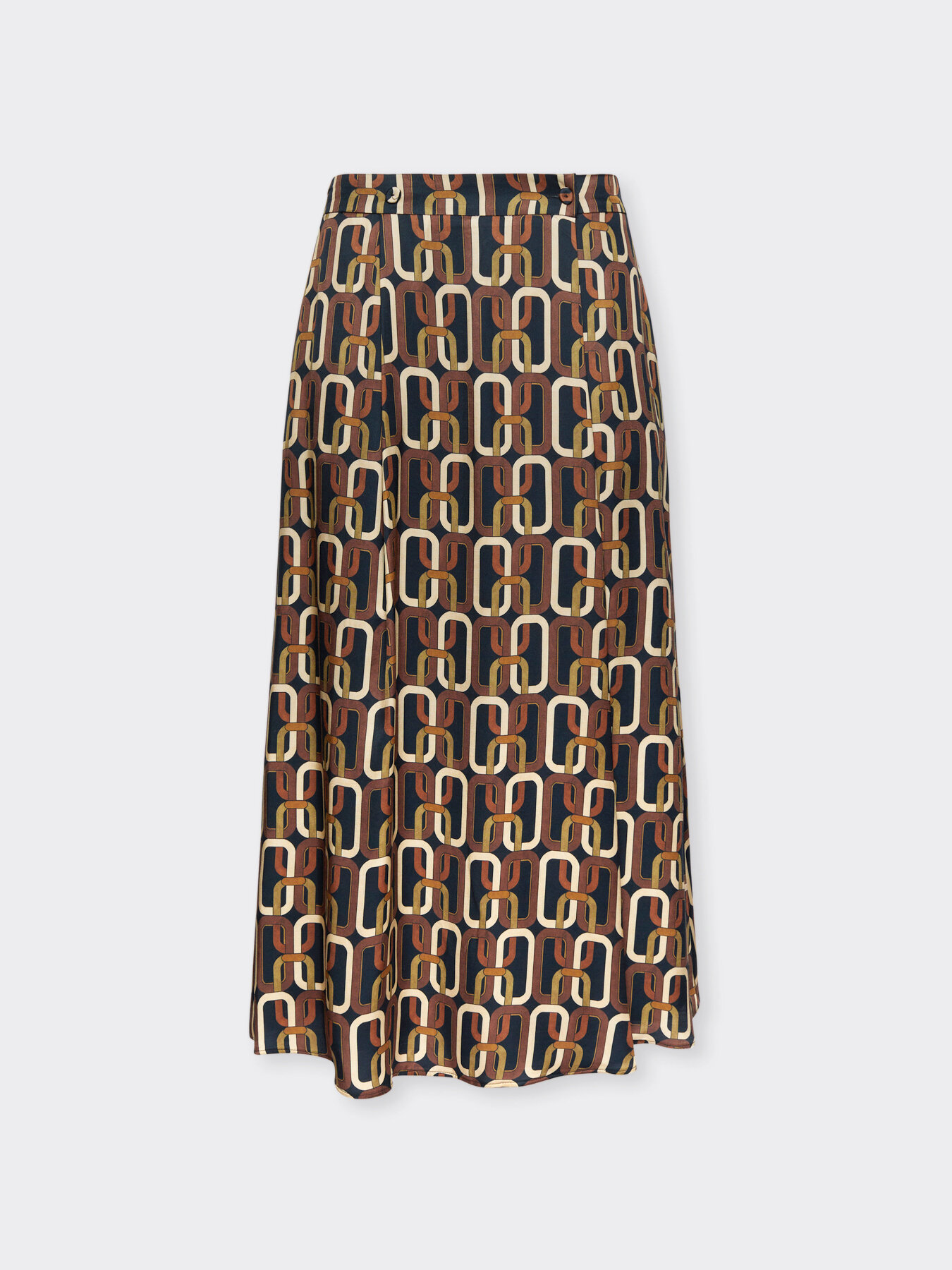 Falda midi estampada image number 4