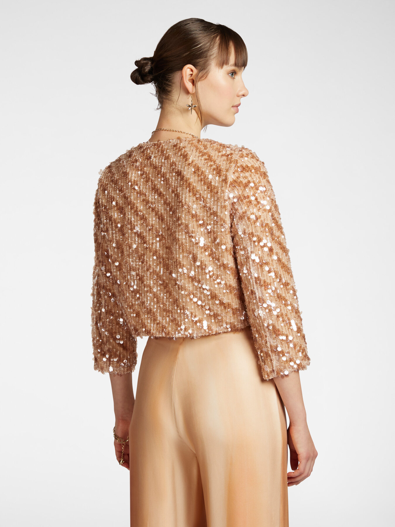 Embroidered boxy jacket image number 1