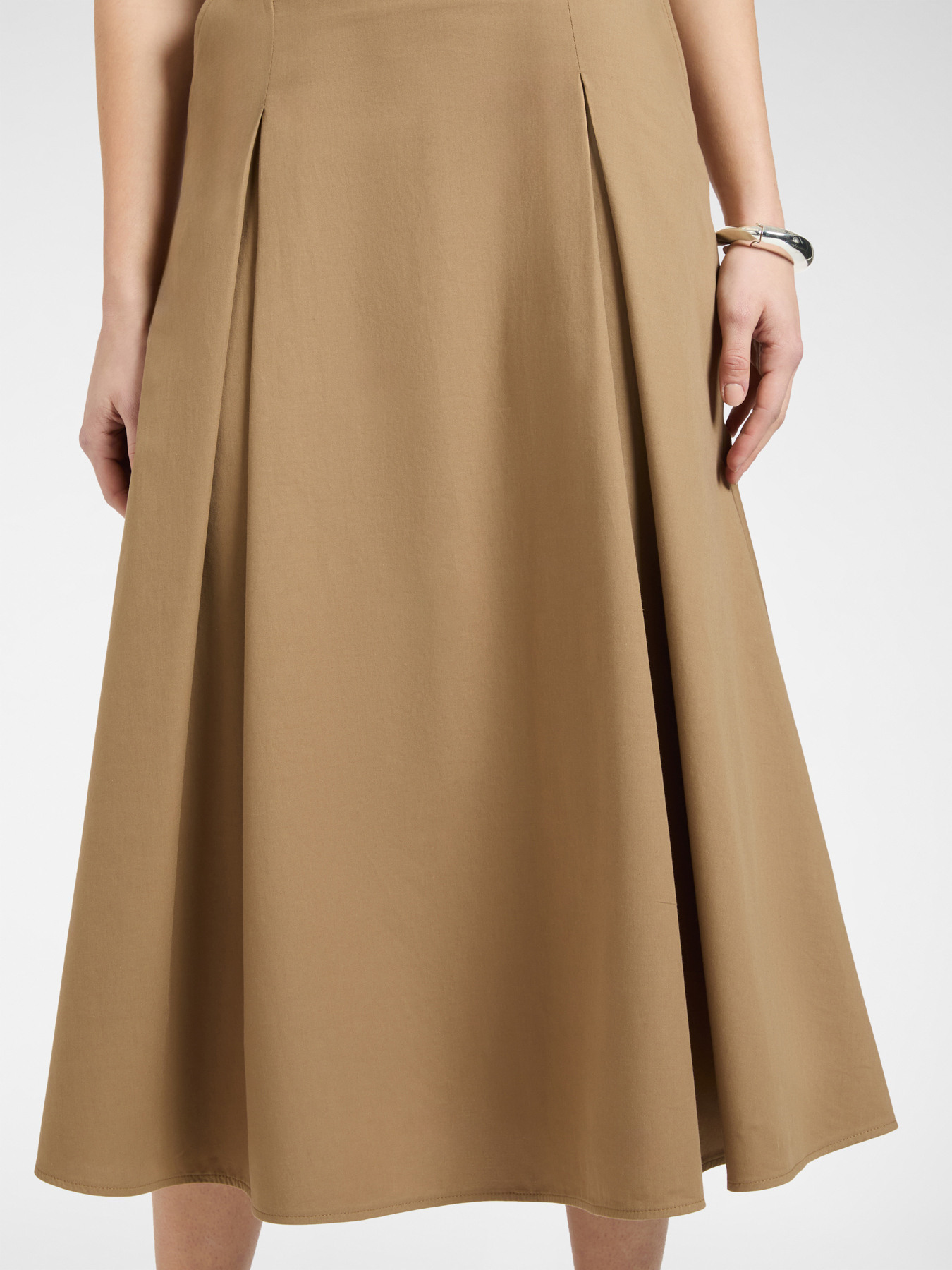 A-line midi skirt image number 3