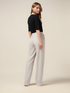 Pantalon palazzo en tissu fluide image number 1