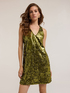 Sequin dress with geometric design image number 0