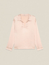 Satin blouse with V-neck image number 3