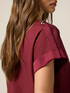 T-Shirt aus Jersey mit Satin-Besatz image number 2