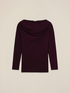 T-shirt in viscosa con drappeggio image number 3