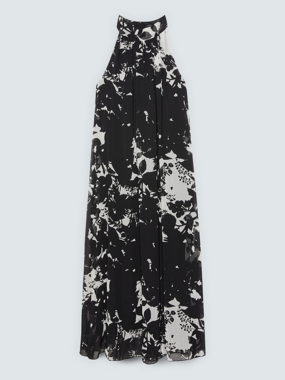 Robe longue Free imprim&eacute; foliage