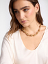 Stretch satin blouse image number 3