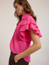 Shirt with ruffle sleeves image number 3
