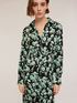 Vestito chemisier in raso fantasia floreale image number 2