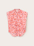 Korean-style shirt with floral print image number 4
