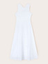 Vestito lungo in sangallo con scollatura posteriore image number 4