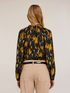 Blusa stampata in tessuto crêpe image number 1