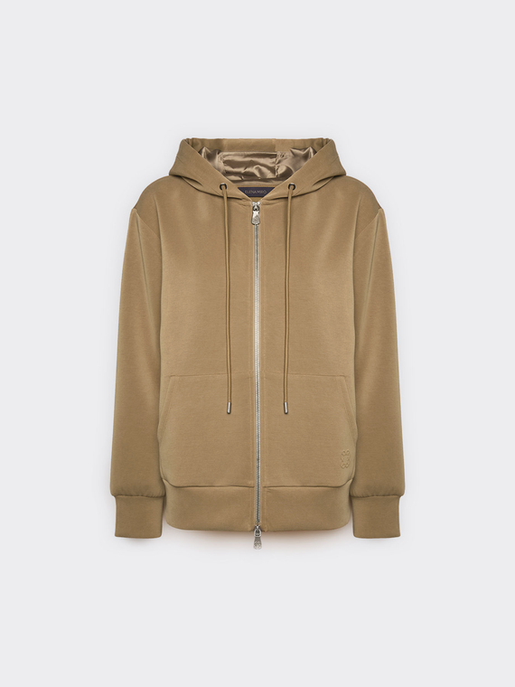 Felpa in tessuto scuba