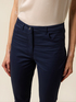 Skinny cotton blend trousers image number 2