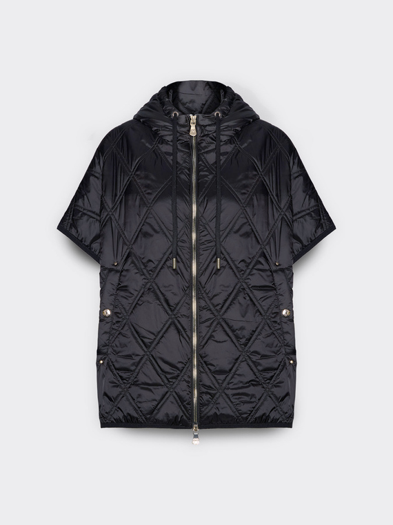 Steppjacke mit kurzen Ärmeln