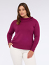 Turtleneck sweater with buttons on the cuffs image number 0