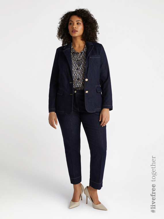 Blazer aus Denim