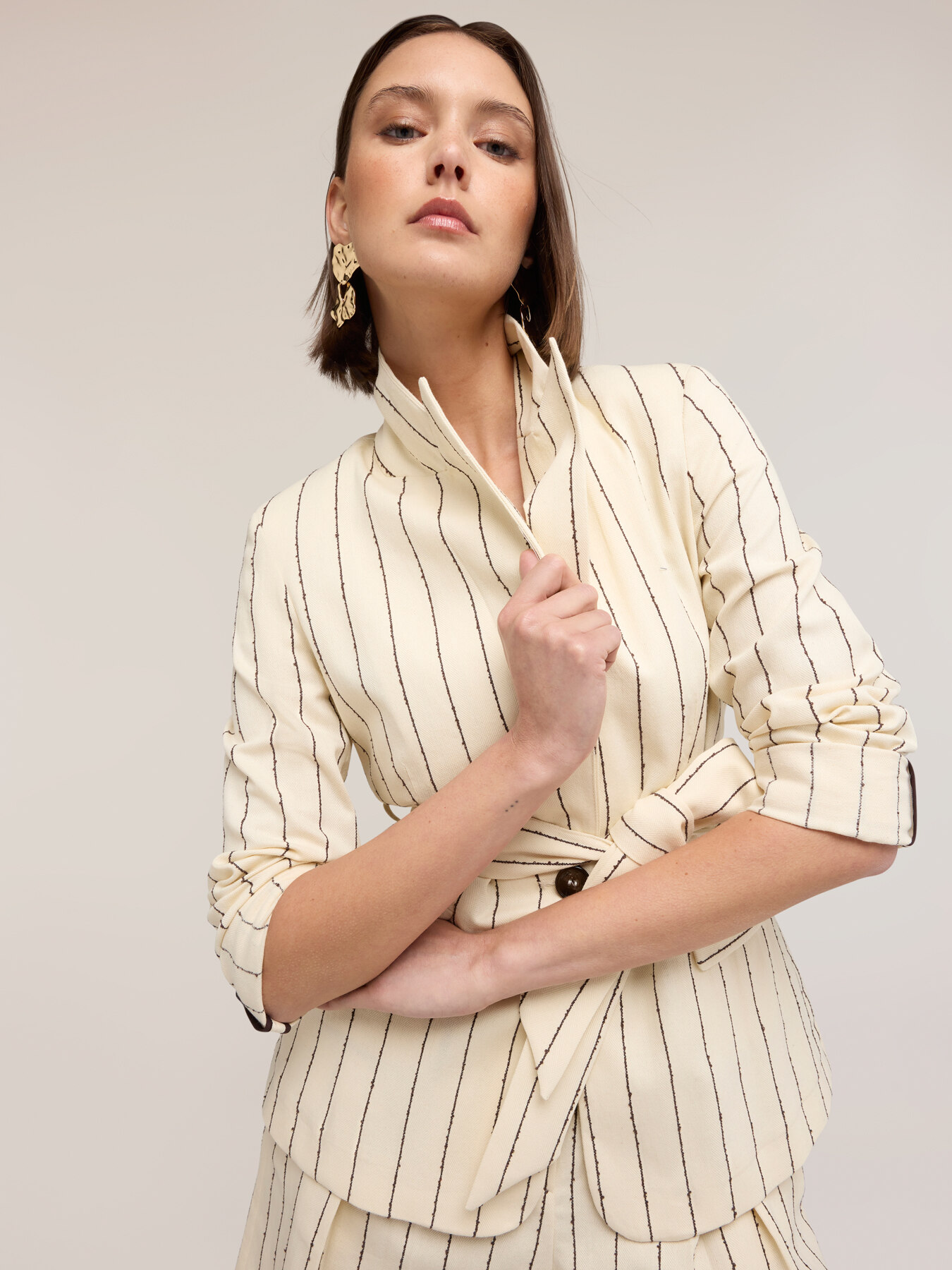 Pinstripe blazer The Tailoring Lab image number 4