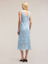 Midi dress in macramé lace image number 1