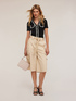 Ribbed sweater with braided trims image number 0