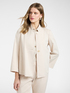 Unstructured cotton blend jacket image number 0