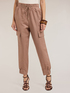 Joggers cargo en mezcla de lino image number 2