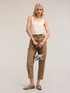 Flowing top with crystal stone fringes image number 3