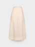 A-line linen skirt image number 4