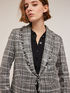 Veste à carreaux en tweed avec paillettes image number 0