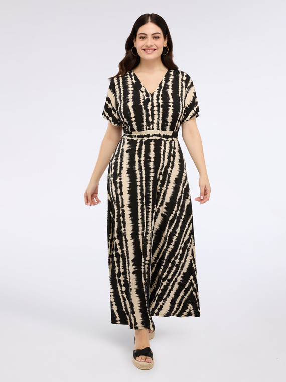 Robe longue imprimée