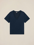 T-Shirt aus Modal-Mischgewebe mit V-Ausschnitt image number 3
