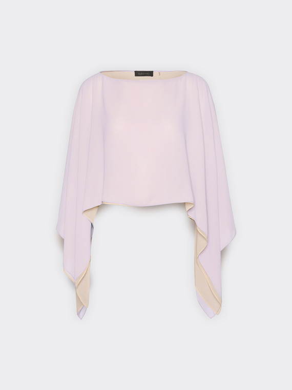 Double georgette cape