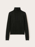 Turtleneck sweater with rhinestones image number 4