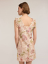 Mini dress with floral jacquard-effect print image number 2