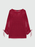 Maglia con arricciature sulle maniche image number 5