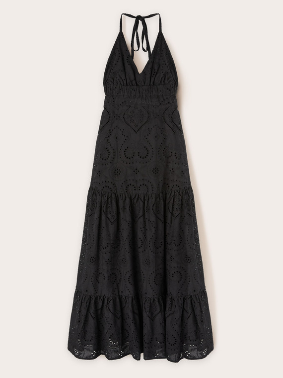 Maxi dress in sangallo